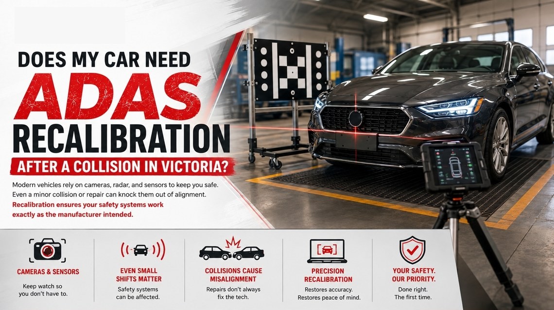 ADAS calibration after a collision in Victoria BC